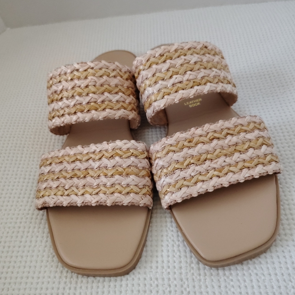 Ilaria Sartori Elegant Woven Sandals - Tan Size 9